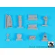 Black Dog A72103 1/72 Blackburn Buccaneer engine +radar for Airfix