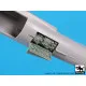 Black Dog A72106 1/72 F-104 Starfighter electronics + engine for Hasegawa