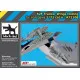 Black Dog A72108 1/72 S2F Tracker wings folding for Hasegawa