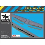 Black Dog A72112 1/72 C-130H Hercules wing flaps for Zvezda