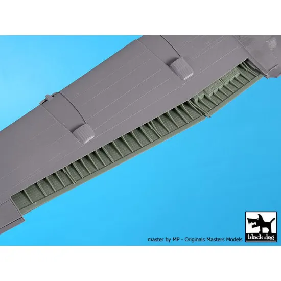 Black Dog A72112 1/72 C-130H Hercules wing flaps for Zvezda