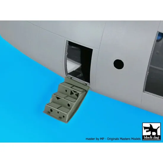 Black Dog A72114 1/72 C-130H Hercules radar+front door for Zvezda