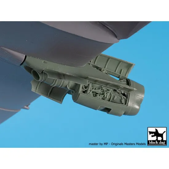 Black Dog A72115 1/72 C-130H Hercules engine for Zvezda