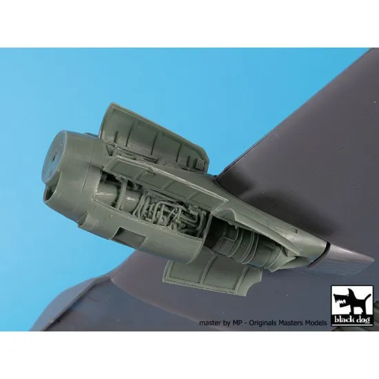 Black Dog A72115 1/72 C-130H Hercules engine for Zvezda