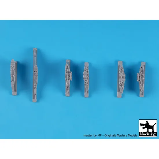 Black Dog A72120 1/72 Viking folding wings+tail for Hasegawa