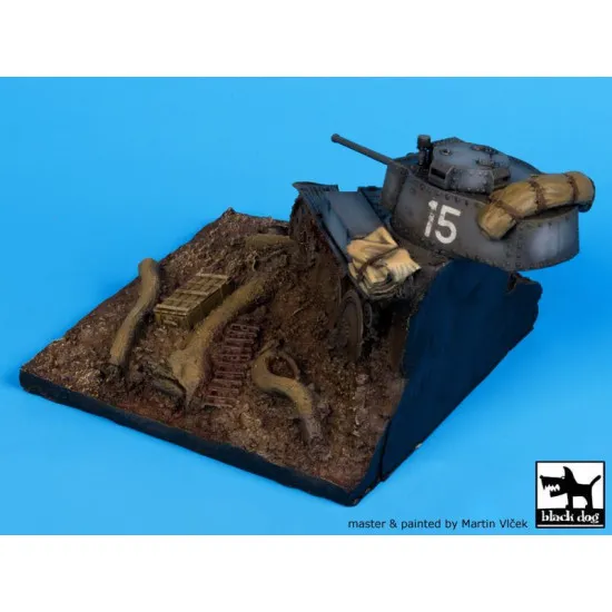 Black Dog D35007 1/35 Destroyed Pz.Kpfw 38 base