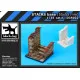 Black Dog D35022 1/35 Stairs base (55x55 mm)