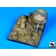 Black Dog D35027 1/35 Destroyed M3A1 Stuart base