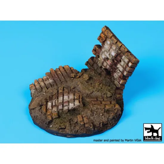 Black Dog D35035 1/35 Ruined wall base
