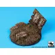 Black Dog D35035 1/35 Ruined wall base