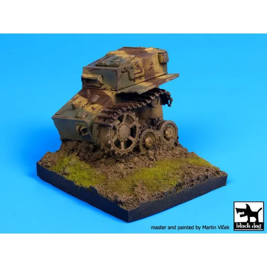 Black Dog D35037 1/35 Destroyed Pz Kpfw IV base