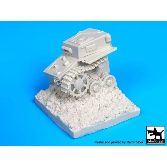 Black Dog D35037 1/35 Destroyed Pz Kpfw IV base