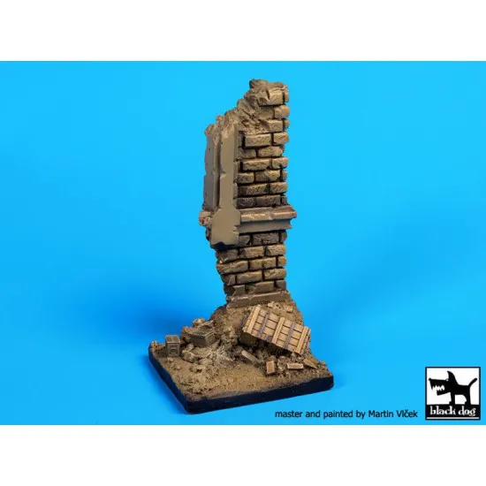 Black Dog D35040 1/35 Hause ruin wall base