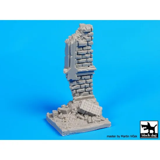 Black Dog D35040 1/35 Hause ruin wall base