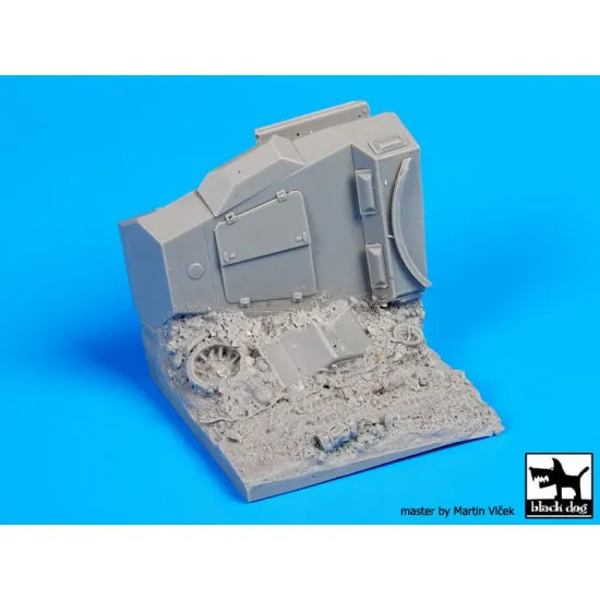 Black Dog D35041 1/35 Destroyed Sd Kfz 250 base