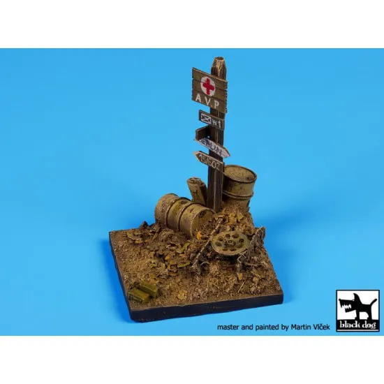 Black Dog D35042 1/35 Road signs base