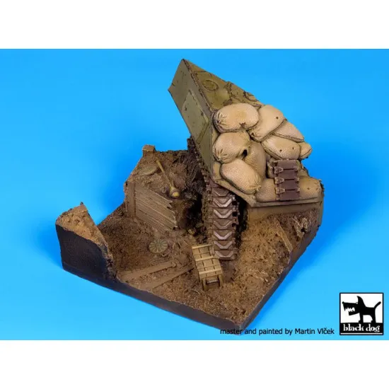 Black Dog D35045 1/35 Destroyed Sherman base