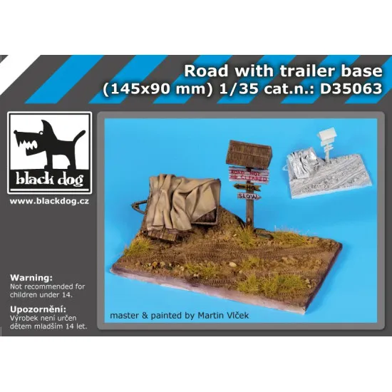 Black Dog D35063 1/35 Road with trailer base