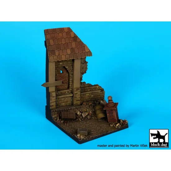 Black Dog D35066 1/35 Ruined house base