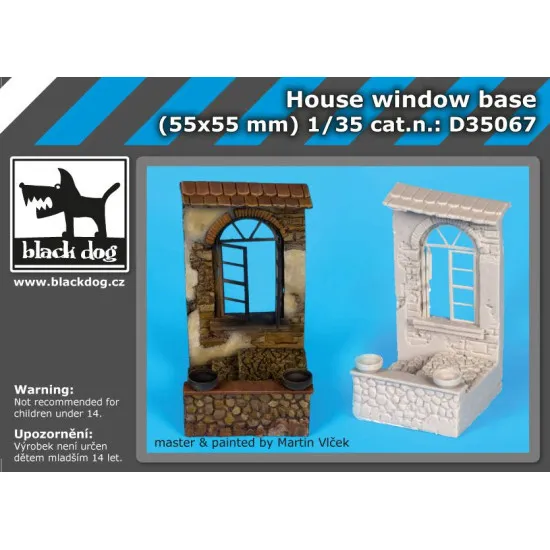 Black Dog D35067 1/35 House window base
