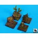 Black Dog D35069 1/35 Base 4 pieces