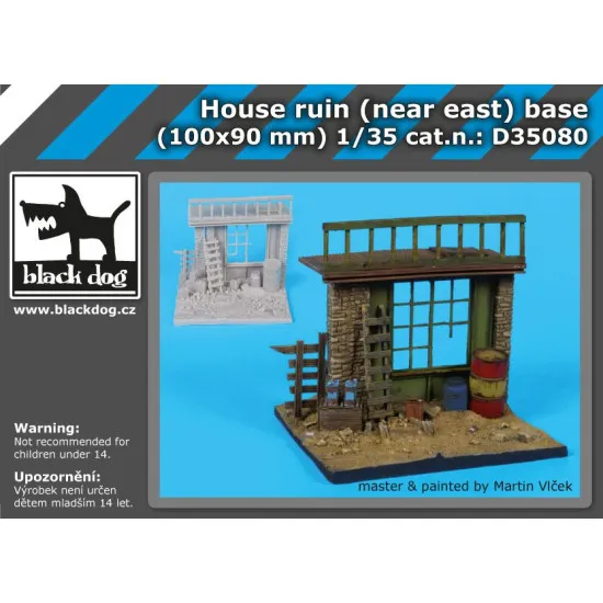 Black Dog D35080 1/35 House ruin (near east)base