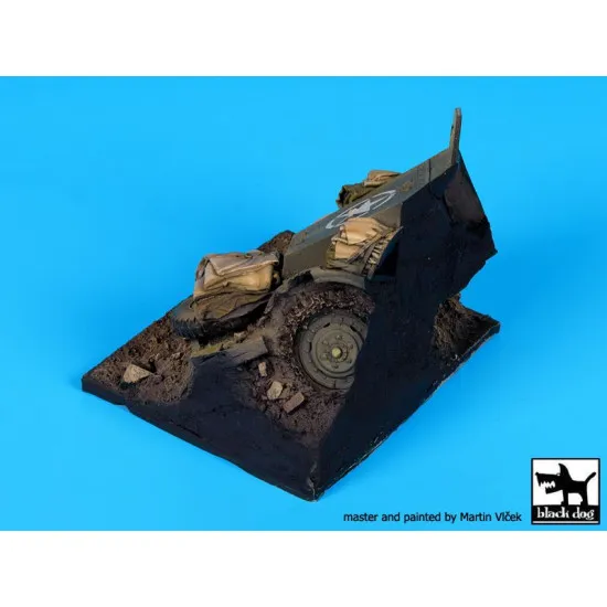 Black Dog D35092 1/35 Destroyed US M2 base