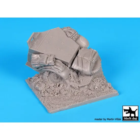 Black Dog D35092 1/35 Destroyed US M2 base