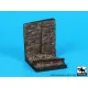 Black Dog D35098 1/35 Wall with rail base