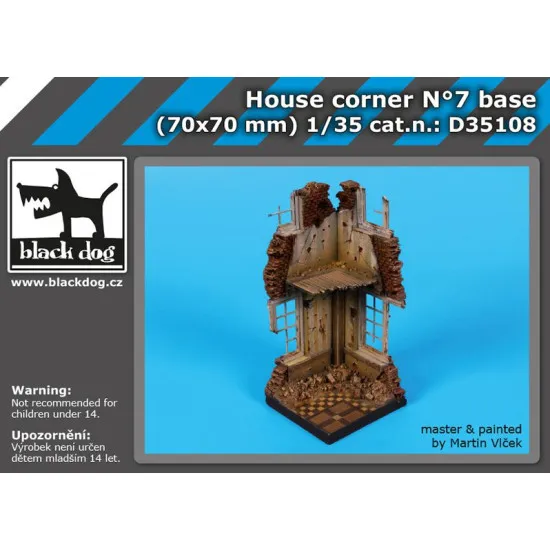 Black Dog D35108 1/35 House corner #7 base