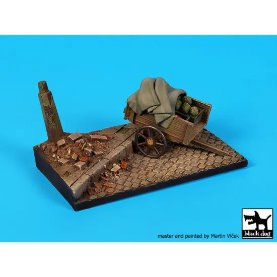 Black Dog D35109 1/35 Street with cart base