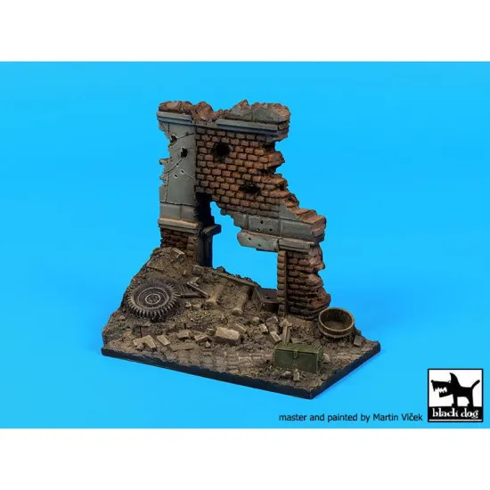 Black Dog D35115 1/35 Europe street ruin base