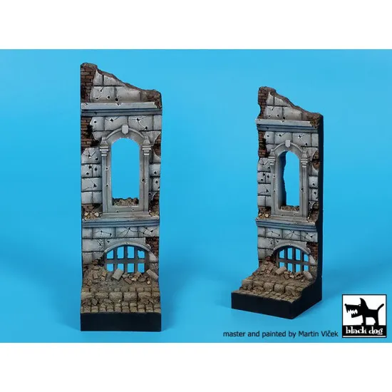 Black Dog D35123 1/35 House ruin base