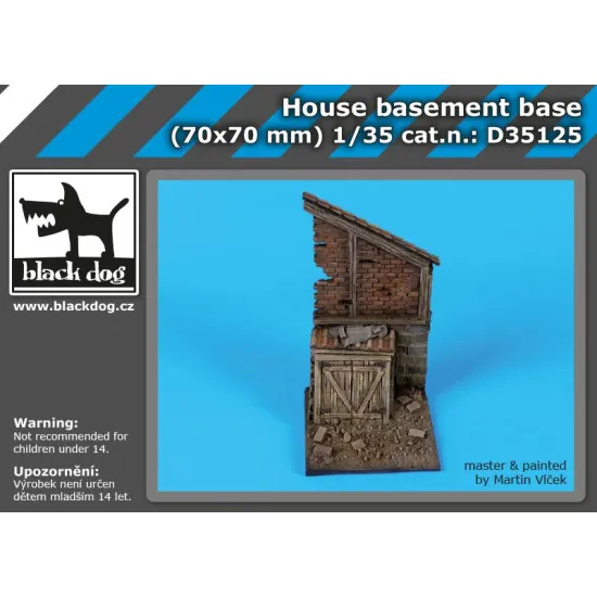 Black Dog D35125 1/35 House basement base
