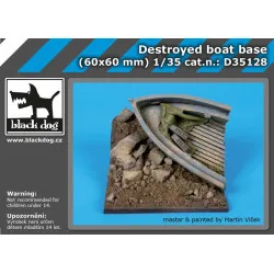 Black Dog D35128 1/35 Destroyed boat base