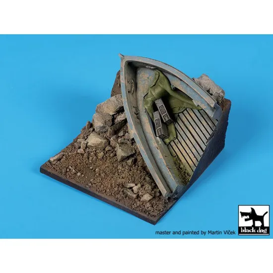 Black Dog D35128 1/35 Destroyed boat base
