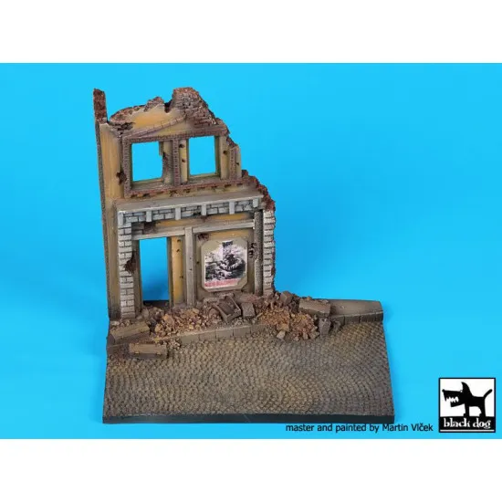 Black Dog D48001 1/48 House ruin base
