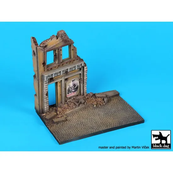 Black Dog D48001 1/48 House ruin base