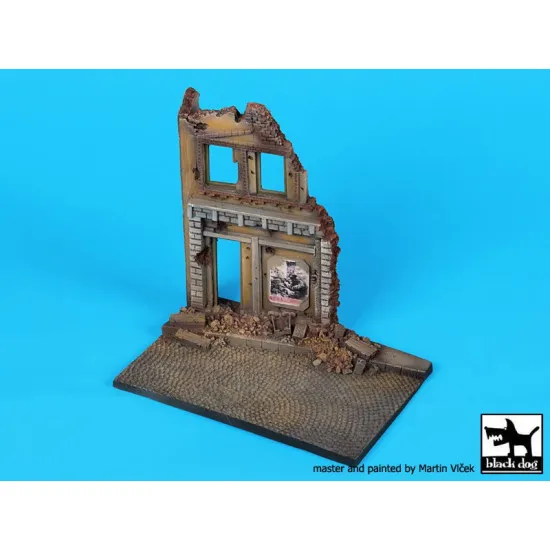Black Dog D48001 1/48 House ruin base