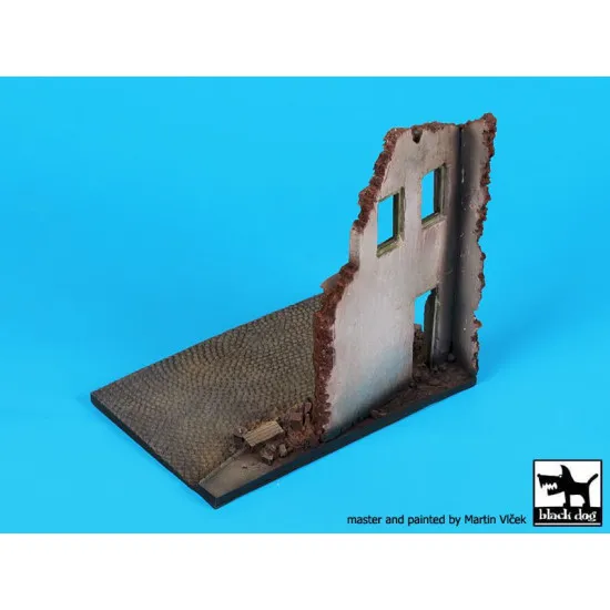 Black Dog D48001 1/48 House ruin base