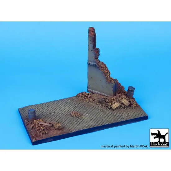 Black Dog D72001 1/72 Cobblestone street (130x70 mm)