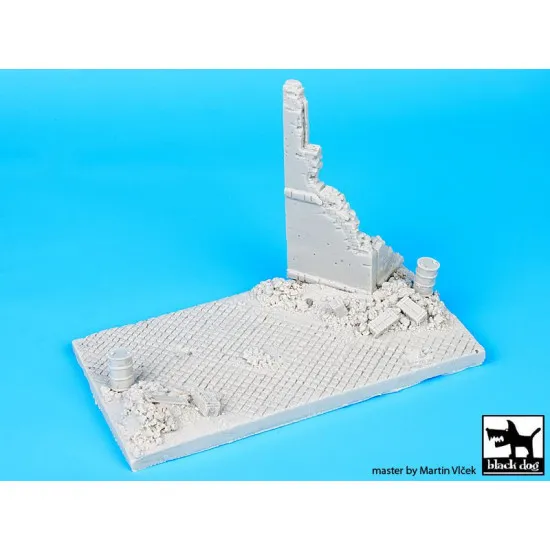 Black Dog D72001 1/72 Cobblestone street (130x70 mm)