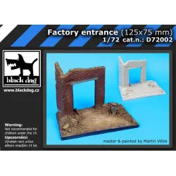 Black Dog D72002 1/72 Factory entrance (125x75 mm)