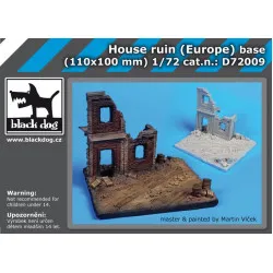 Black Dog D72009 1/72 House ruin Europe base