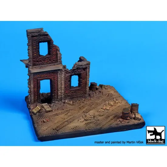 Black Dog D72009 1/72 House ruin Europe base