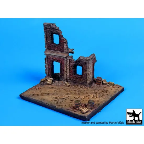 Black Dog D72009 1/72 House ruin Europe base