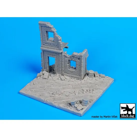 Black Dog D72009 1/72 House ruin Europe base