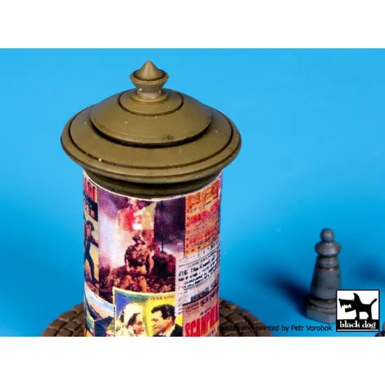 Black Dog D72011 1/72 Poster pillar Germany-Italy