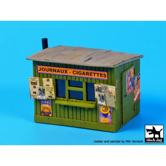 Black Dog D72015 1/72 Kiosk- tobacco/ news paper