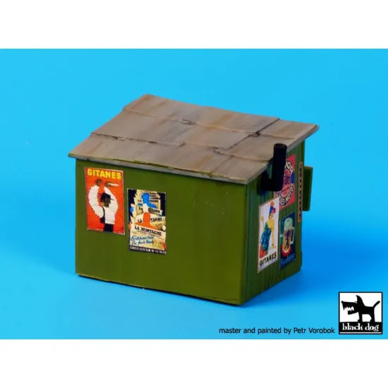 Black Dog D72015 1/72 Kiosk- tobacco/ news paper
